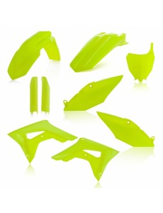 KIT PLÁSTICOS COMPLETO ACERBIS HONDA CR-F 450 2017-2018 AMARELO FLU